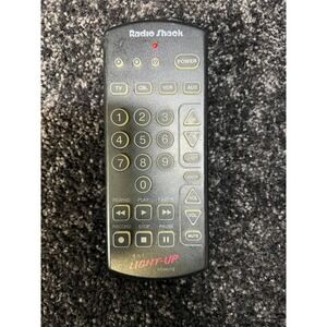 Lot of 3 Genuine Radio Shack 15-1911A 4 in 1Light-Up Remote Control - Tested